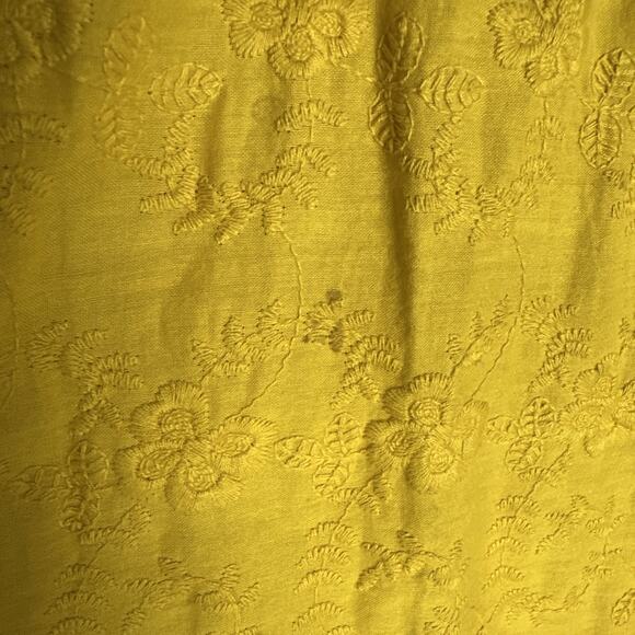 Matta Yamini Embroidered Dress - Yellow | Size Small - Picture 2 of 9